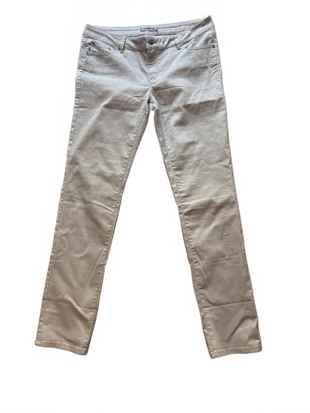 prAna Earthy Grey Skinny/Slim Utility Jeans -Tall/Long Size 16/34